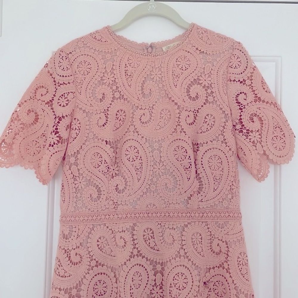 Shoshanna Kiera Lace Fit & Flare Dress - Picture 8 of 15